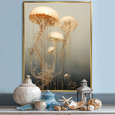 " Minimalism Jellyfish Wonders II "