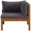 Chaise de patio avec coussins