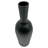 Decorative Metal Bottle in Black – Handcrafted Aluminum Modern Vase-2013984528