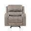 Fauteuil inclinable luxueux luxueux brun