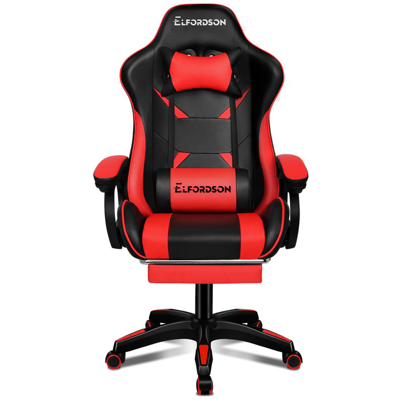 ELFORDSON Game Chair, Red