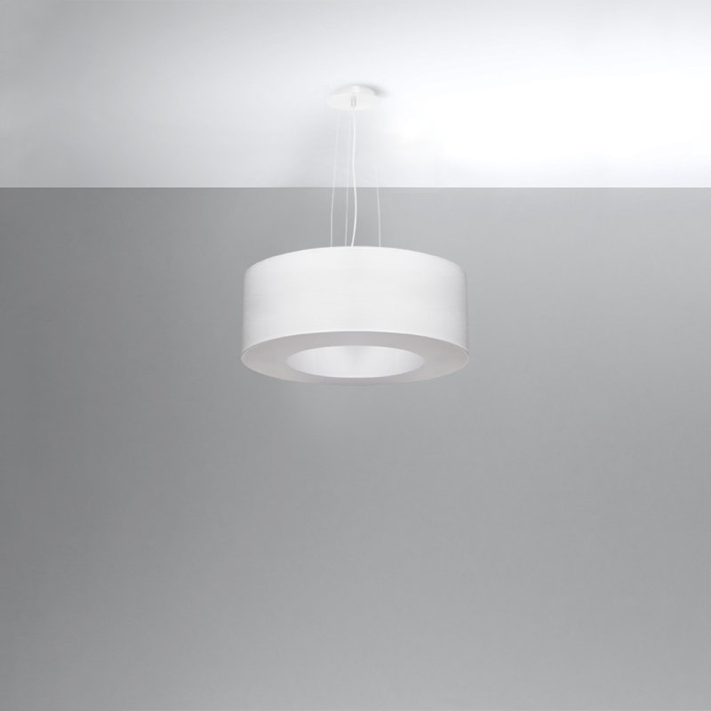 Saturno 5 - Light White Shaded Pendant