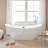 Ophelia 71" x 32'' Freestanding Soaking Acrylic Bathtub-75068062