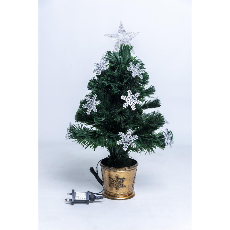 Lighted Artificial Christmas Tree, 2 ft.