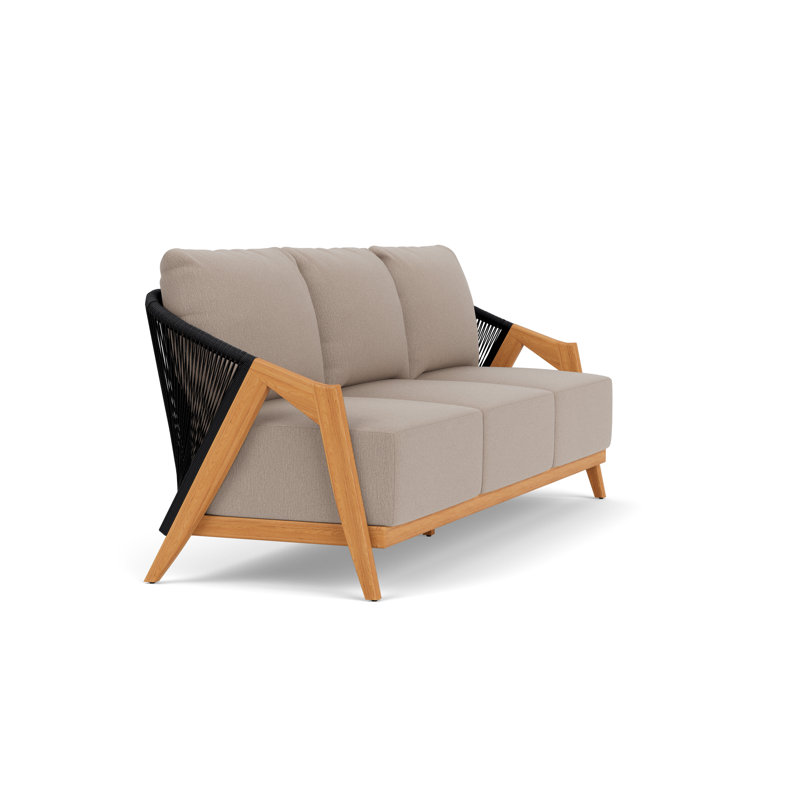 Alpine Outdoor 3 - Seat Patio Sofa, Remy Pebble