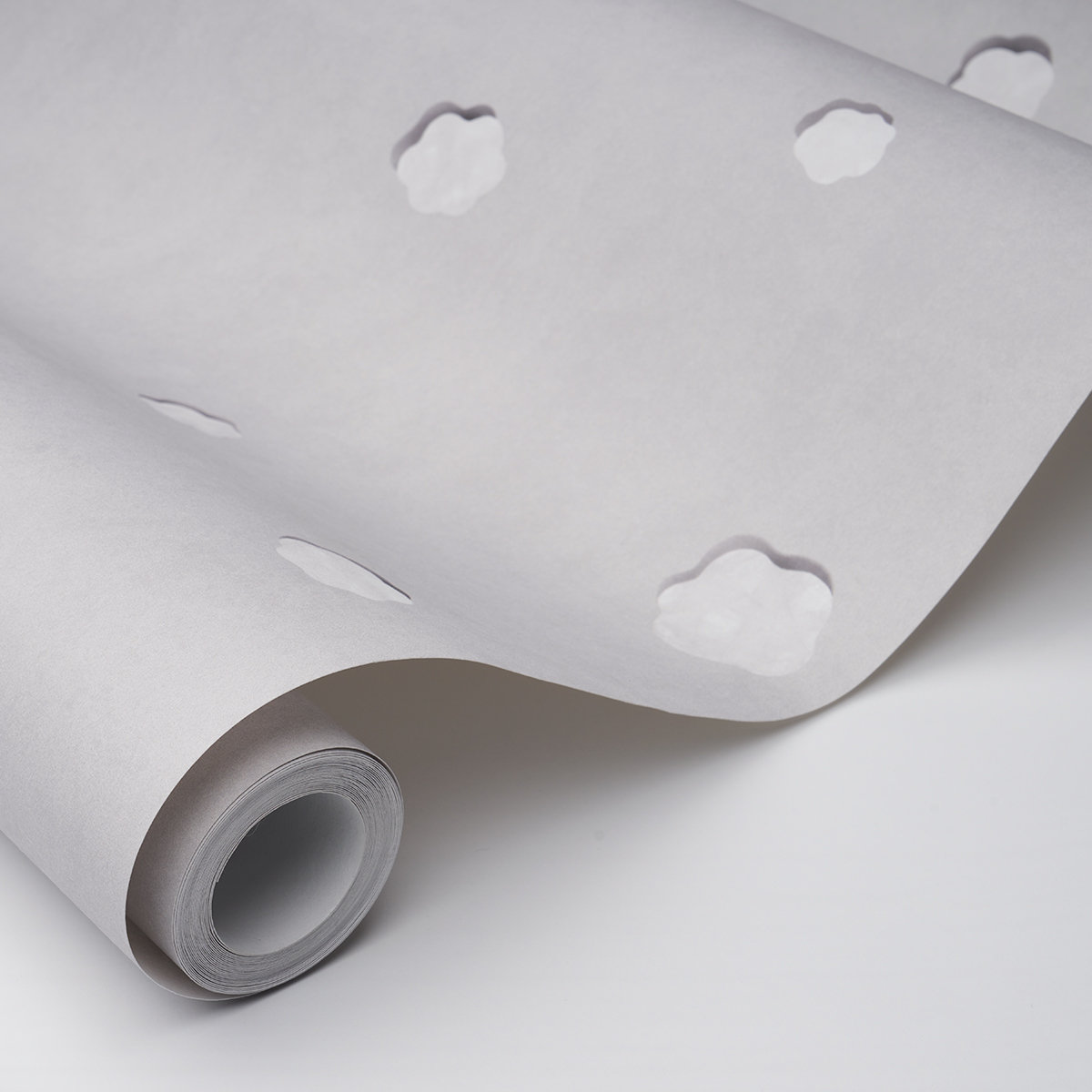 Backdrop Wallpaper Roll, Gray