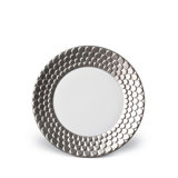 Aegean Platinum Sculpted Dessert Plate