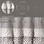 Cantonnière en coton taupe clair Bahari-690456719