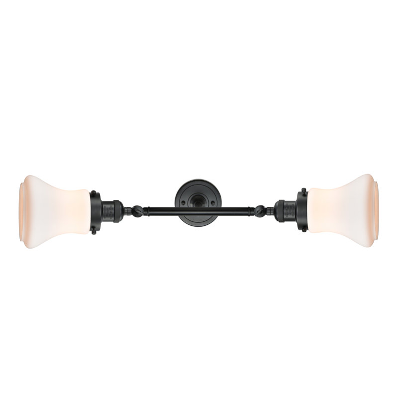 Edda 2 - Light Dimmable Vanity Light, Seedy, Matte Black, Bulb Not Included