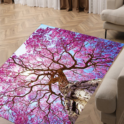 Soft Goblen Fabric Rug with Subtle Geometric Pattern Ideal for Adding Elegance to Your Living Area