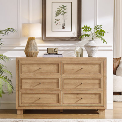 Commode 6 tiroirs 52,2 po