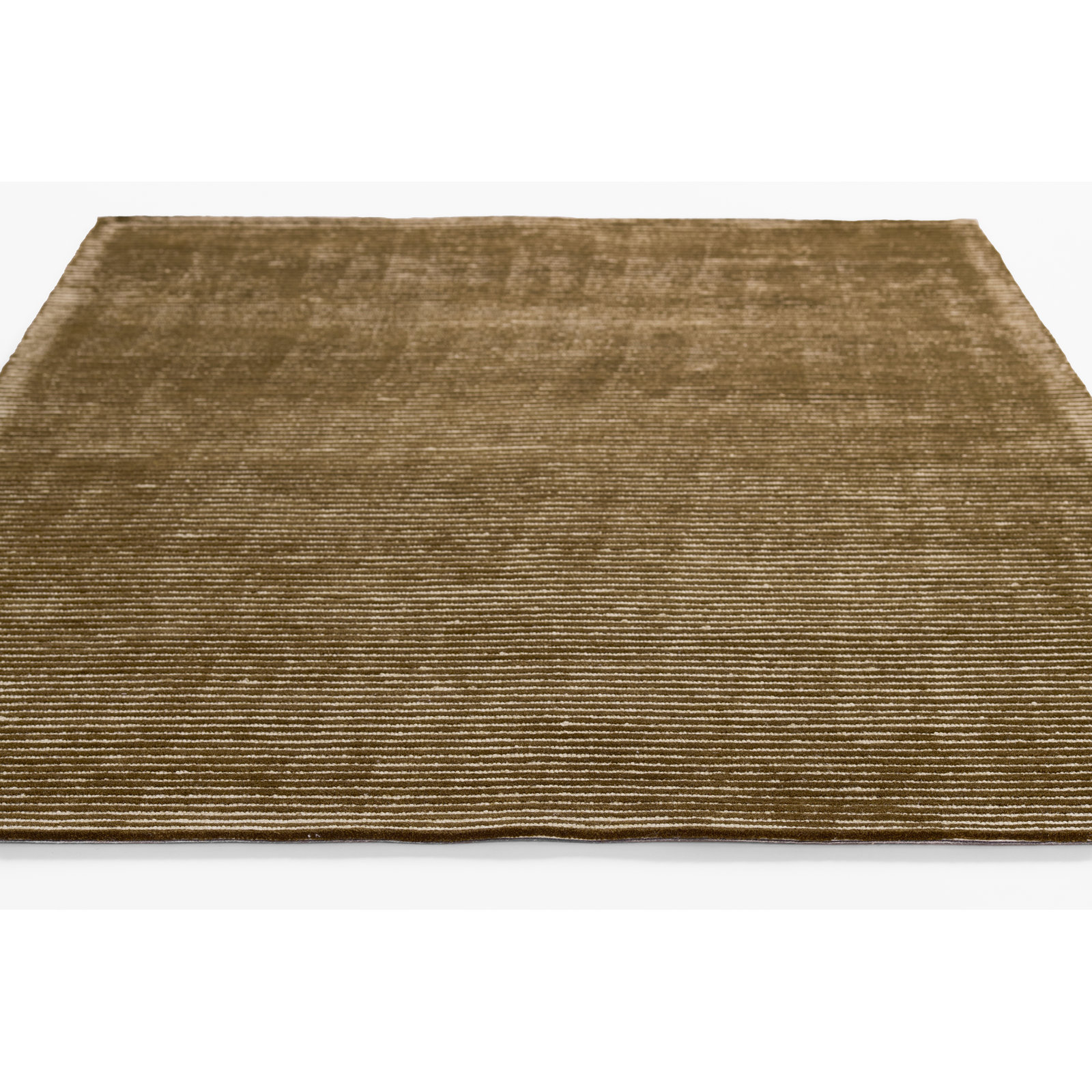 Philip Hand Tufted Wool Striped Brown Area Rug 5' X 8', 8' X 10'