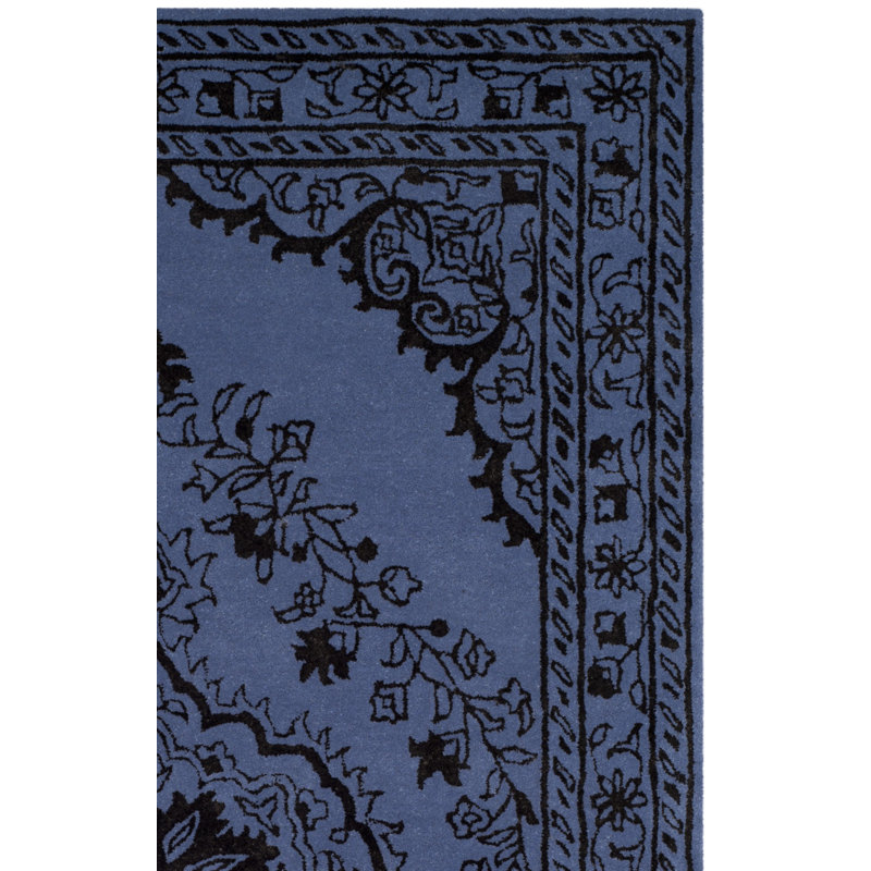 Tapis oriental en viscose / laine touffeté à la main Samaniego, Rectangle 2 pi x 3 pi