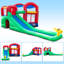 Toboggan gonflable 10,66 pi x 18,70 pi