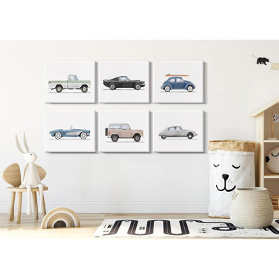 6 Piece Wrapped Canvas Print
