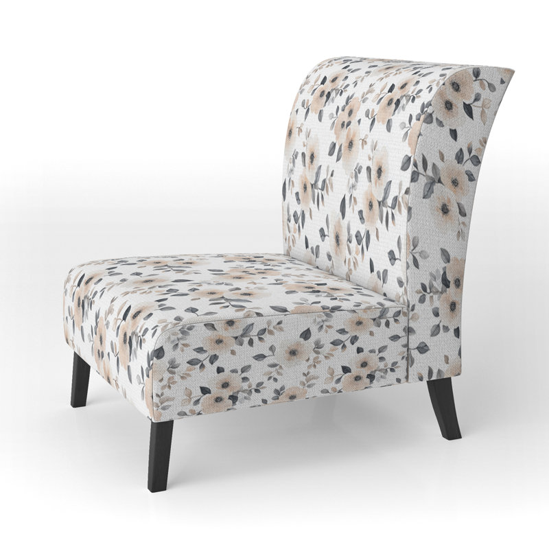 Fauteuil d'appoint Boho - Fauteuil de chambre Nomadic, Pantoufle sans accoudoirs