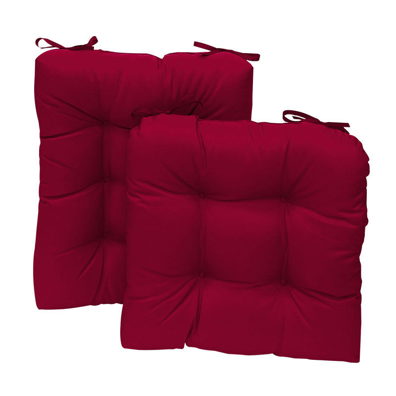 Indoor/Outdoor Seat/Back Cushion, Red