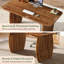 Bureau de direction 63 po en bois massif, grand bureau simple, bureau d'ordinateur, table d'écriture pour bureau personnel