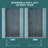 36 inch x 72 inch Matte Black Frameless Bi-Fold Shower Door with Tempered Glass