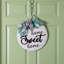 Décoration de porte en eucalyptus Sosthina Home Sweet Home