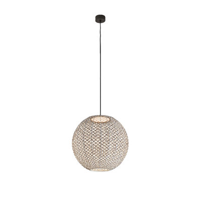 Luminaire suspendu sphère 1 lumière DEL Nans