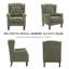 Angiolino Upholstered Button Tufted Small Accent Chair Armchair-1703948227