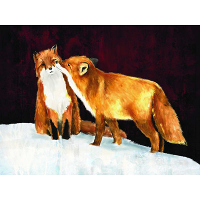 " Fox Friends In The Snow "