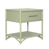 Olivia Collection 1 - Drawer Rattan Nightstand