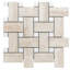 Stately Basketweave 13" x 13" Porcelain Brick Joint Wall & Floor Tile-72531487