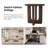 Jadida Modern 24"W Oak Veneer Top Round Side Table with Solid Wood Legs-407691757