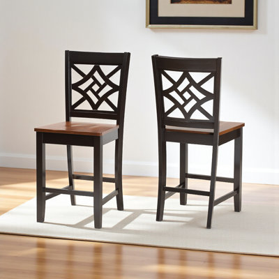 Annorah Solid Wood Counter Stool