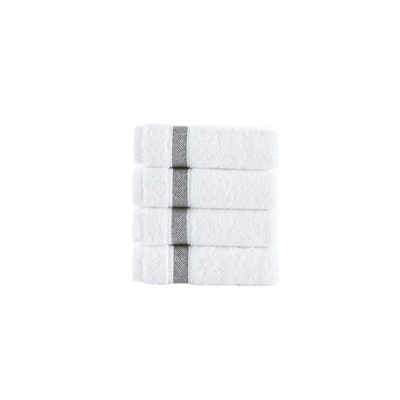 Turkish Cotton Plush Washcloth, Anthracite