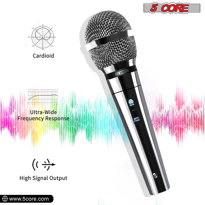 Microphone à 5 cordes XLR Dynamic Karaoke