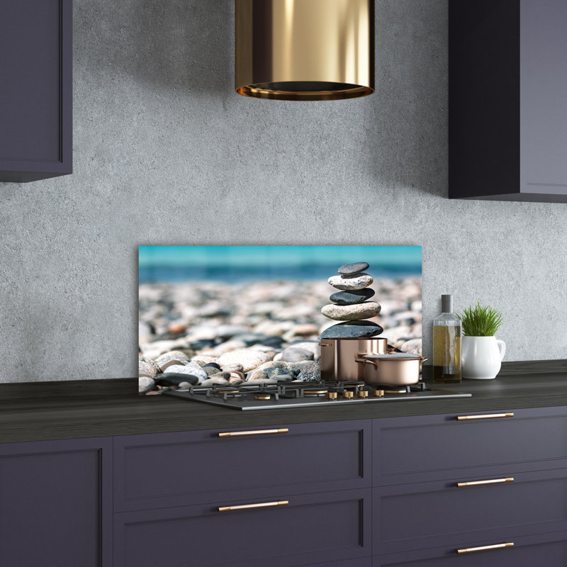 50cm W x 100cm L Glass Peel and Stick Panel