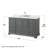 Deborah 60'' Single Bathroom Vanity with Marble Top-23113262-80209533
