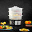 Geepas 3-Tier Food Steamer & 1200W Food Processor Combo