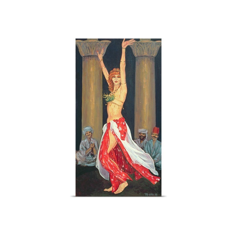 «Driston Belly Dancer» - Impression, H 30 po x l 16 po x P 1,5 po, Toile