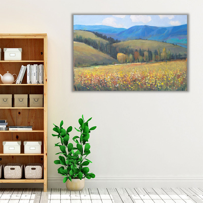 «Mountain Pass I», reproduction d'art sur toile, H 32 po x l 48 po