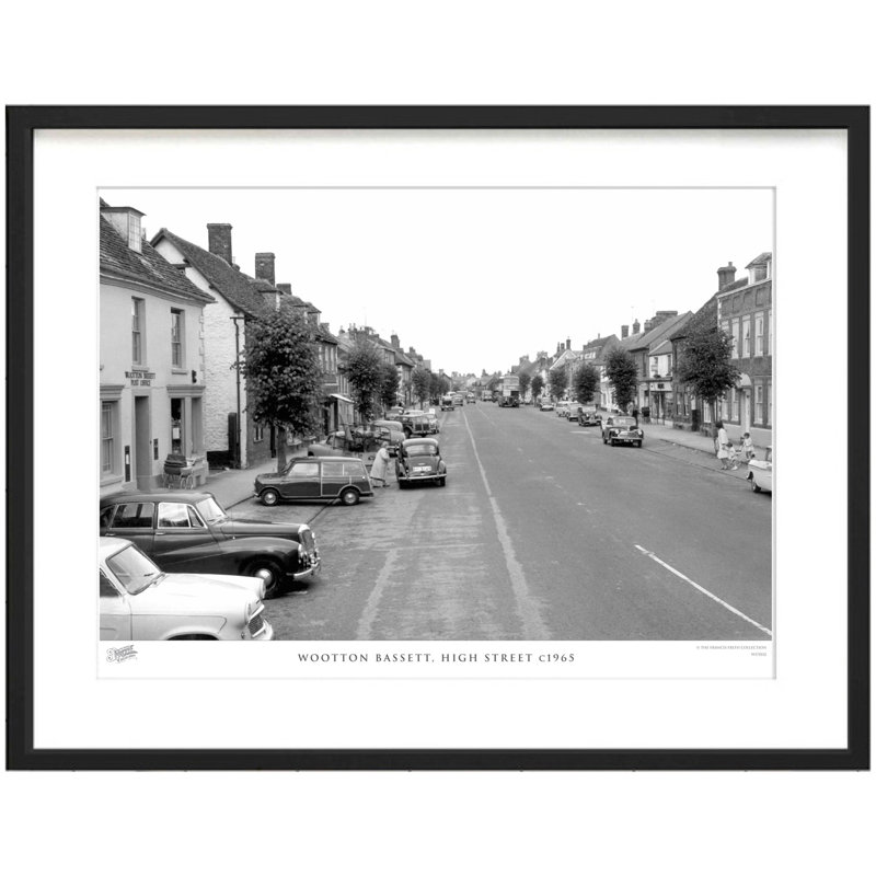 Wootton Bassett, High Street C1965 - Single Picture Frame Print, 40cm H x 50cm W x 2.3cm D