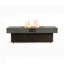 Table de foyer au propane sans fumée de 50 000 BTU avec table basse convertible et double réglage en hauteur