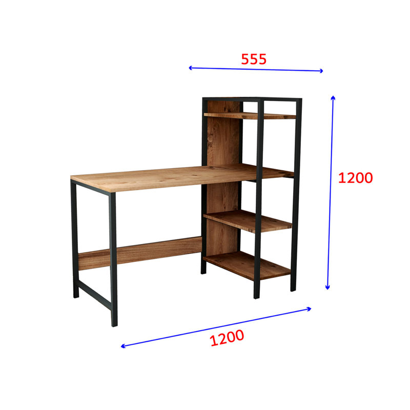 Metal Base Computer Desk
