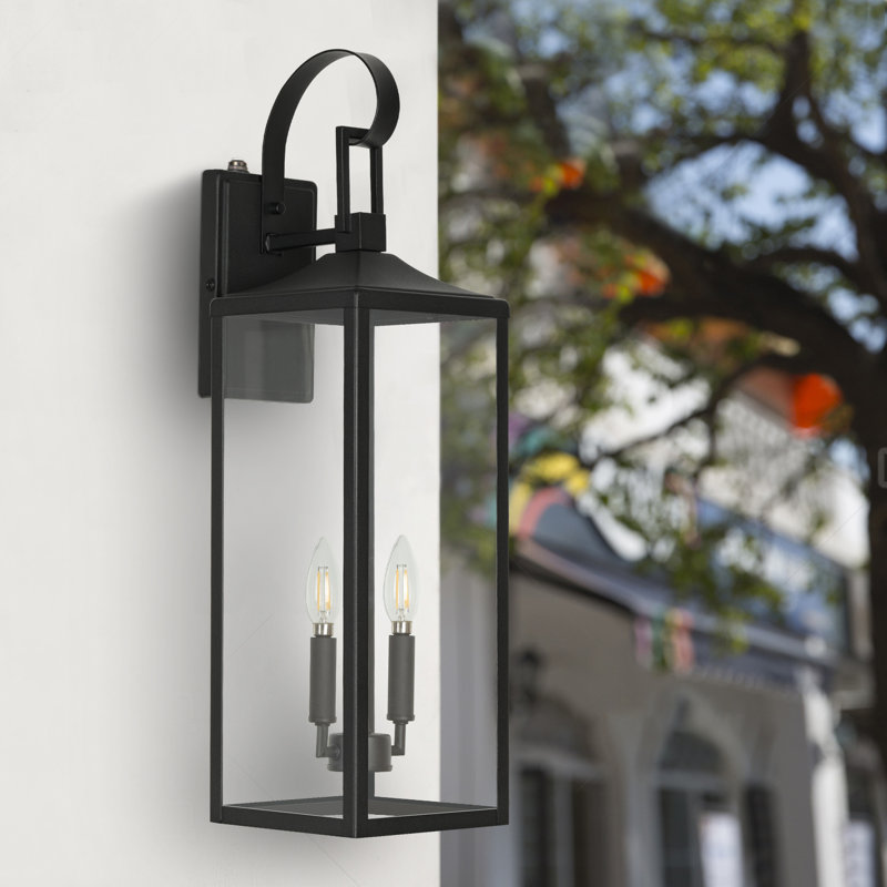 Baltic 25"H Outdoor Wall Light with Dusk to Dawn