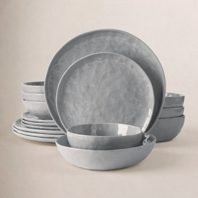 Sanjay 16-Piece Porcelain Dinnerware Set