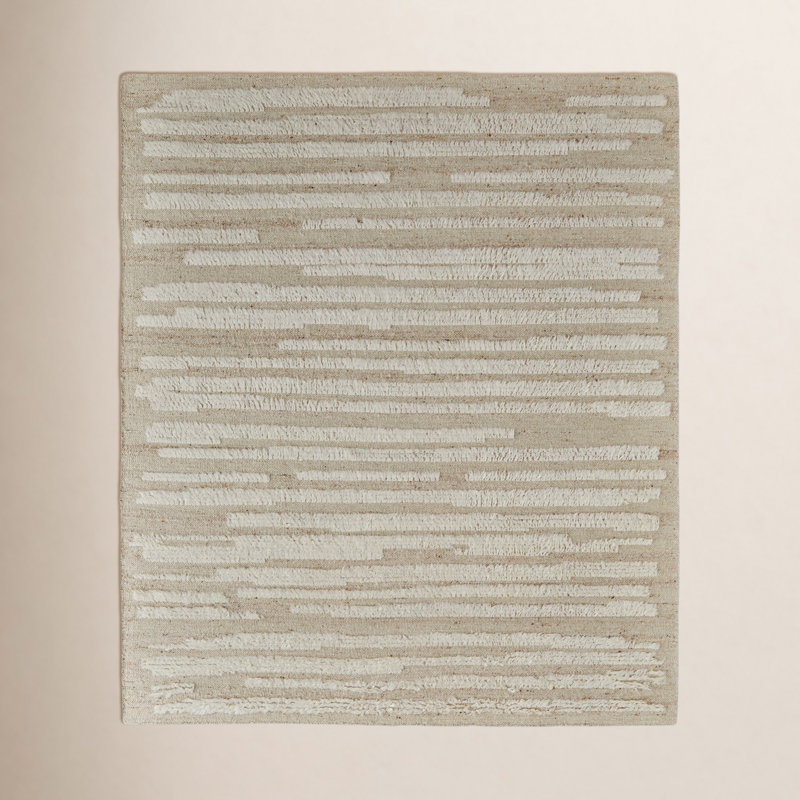 Ashby Wool Abstract Area Rug, Rectangle 3'6" x 5'6"
