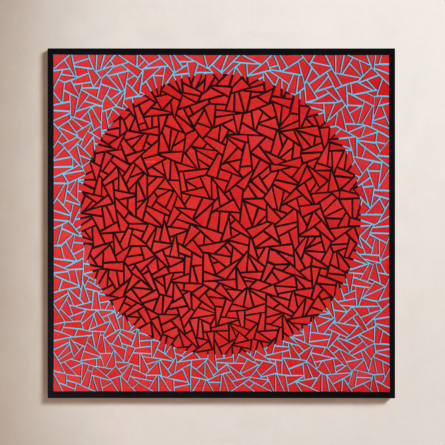 Gods Navel by Alex Dunn, White, 33" H x 33" W x 1" D