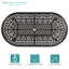 Oval Metal Outdoor Dining Table With Umbrella Hole , 84'' in. W 44'' in. D-762857644