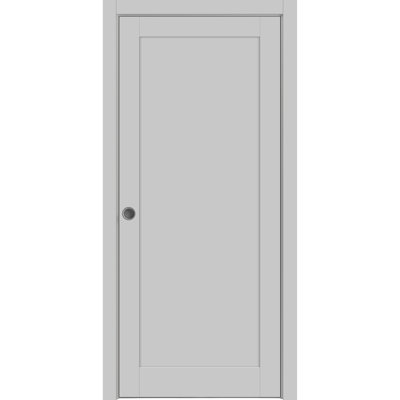Panelled Wood Quadro Sliding Closet Doors