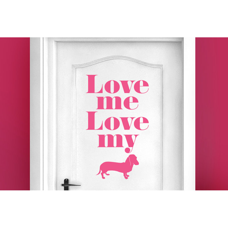 Animals Wall Decal, Pink