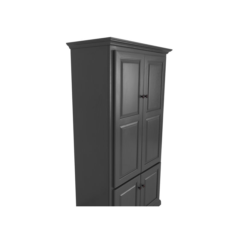 Severa 71.5'' Kitchen Pantry, Iron Ore