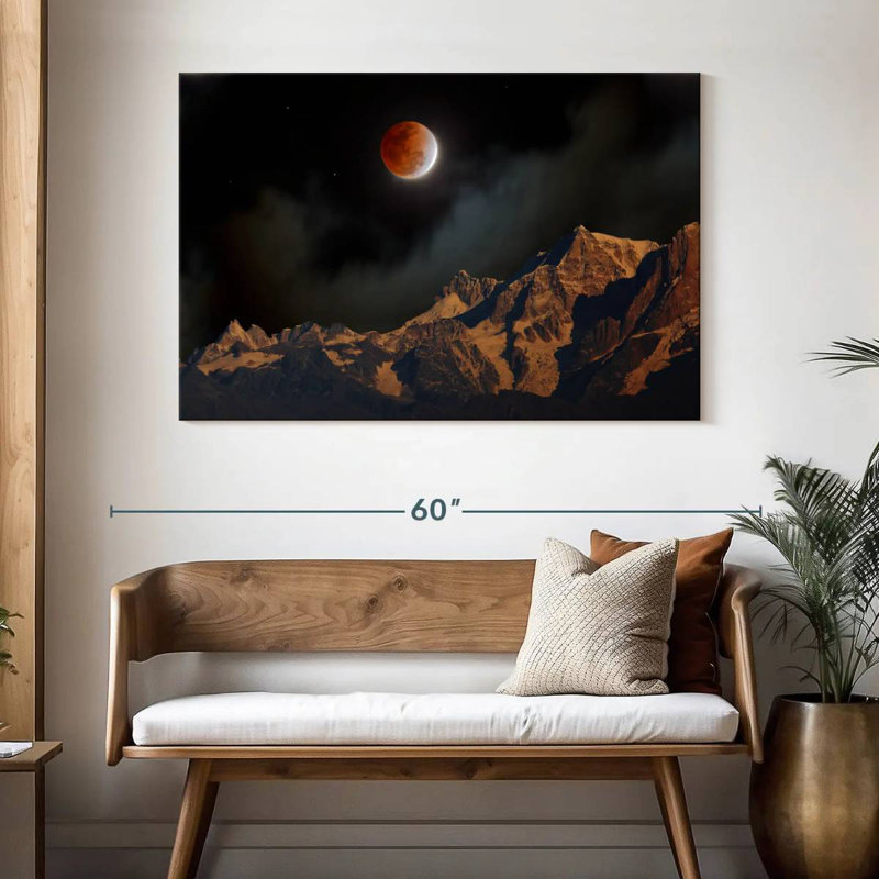 Oberle Himalayan Lunar Eclipse, 32" H x 48" W